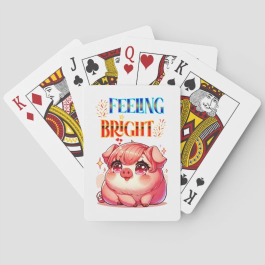 Helder gevoel pokerkaarten (Achterkant)