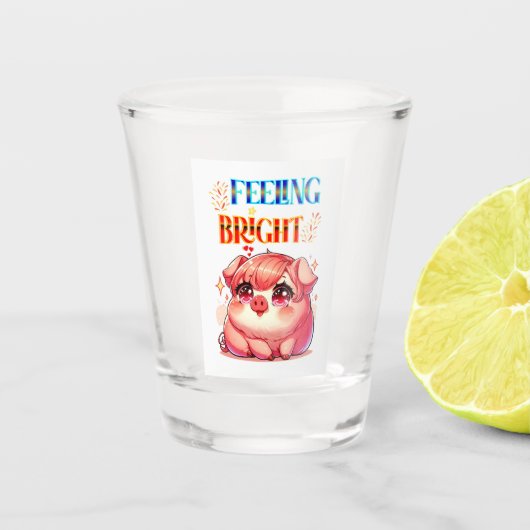 Helder gevoel shot glas (Voorkant)