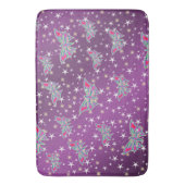 helder, glanzend, vlinder, exclusief + patroon, badmat (Voorkant Verticaal)