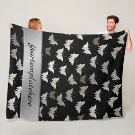 helder, glanzend, vlinder, exclusief + patroon, fleece deken