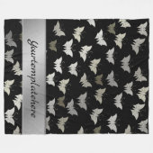 helder, glanzend, vlinder, exclusief + patroon, fleece deken (Voorkant (Horizontaal))