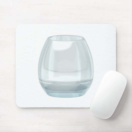 Helder glas muismat (Met muis)