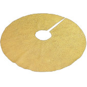 Helder goud leer: getextureerde achtergrond kerstboom rok (Gekanteld)