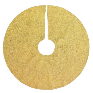 Helder goud leer: getextureerde achtergrond kerstboom rok