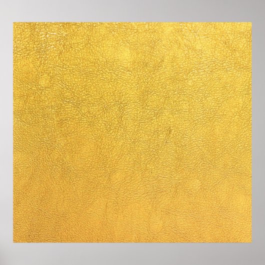 Helder goud leer: getextureerde achtergrond poster (Voorkant)