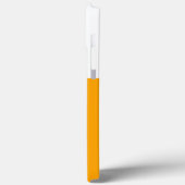 Helder Gouden Geel Wit Kleur Blok "Zeil" Tekst Case-Mate iPhone Case (Achterkant / Links)