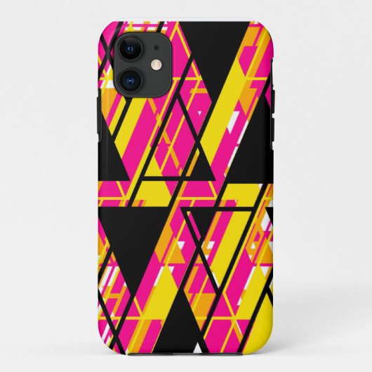Helder grafisch ontwerp uitlijnen Case-Mate iPhone case (Achterkant)