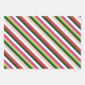 Helder grillig kerstvakantie inpakpapier vel (Voorkant 2)
