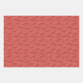 Helder & grillig Modern Red Loch Ness Monster Inpakpapier Vel (Voorkant 3)