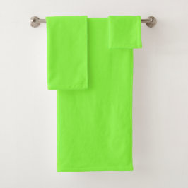 Helder groen bad handdoek