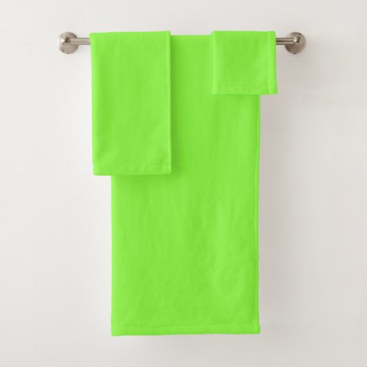 Helder groen bad handdoek (Insitu)