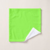 Helder groen bad handdoek (Wasdoekje)