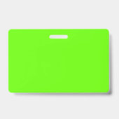 Helder groen (effen kleur) badge (Achterkant)