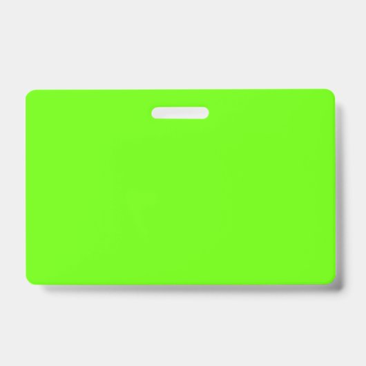 Helder groen (effen kleur) badge (Voorzijde)
