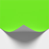 Helder groen (effen kleur) cadeaupapier (Hoek)