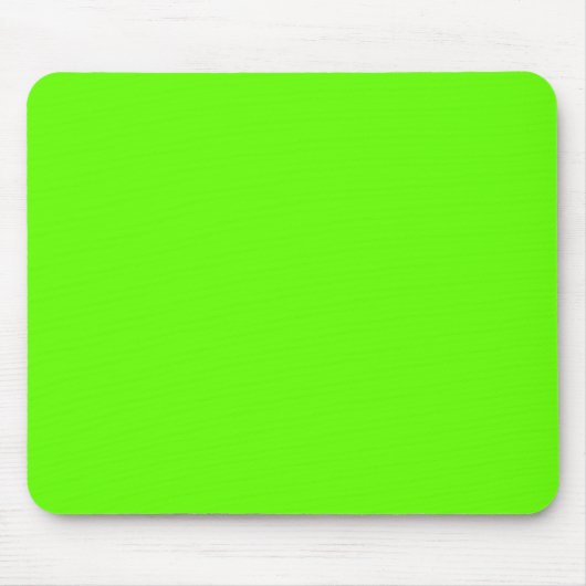 Helder groen (effen kleur) muismat (Voorkant)