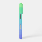 Helder groen en blauw verloop iPhone hoesje (Rechterkant)