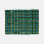Helder groen geruite Duffy Tartan Fleece Deken (Voorkant (Horizontaal))