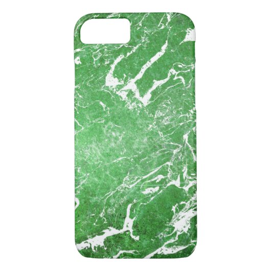 helder groen marmerpatroon Case-Mate iPhone case (Achterkant)