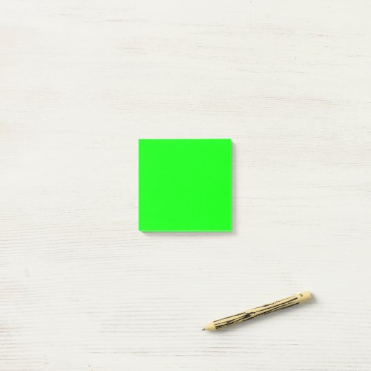 Helder groen post-it® notes (Op bureau)