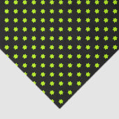 Helder groen sterrenpatroon tissuepapier (Detail)