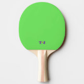 Helder groen tafeltennisbatje (Achterkant)