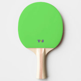 Helder groen tafeltennisbatje