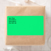 Helder groen verzendlabel (Insitu)