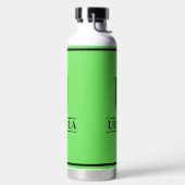 Helder groen waterfles (Links)
