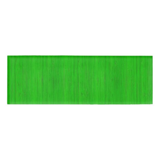 Helder Groene Bamboe Hood Grain Kijk er uit Naambadge (Voorkant)