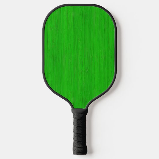 Helder Groene Bamboe Hood Grain Kijk er uit Pickleball Paddle (Voorkant)