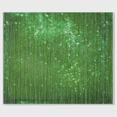 Helder groene glinster glitter cadeaupapier (Vlak)