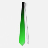 Helder groene ombre stropdas (Voorkant)