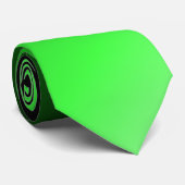 Helder groene ombre stropdas (Opgerold)
