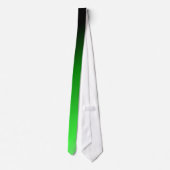 Helder groene ombre stropdas (Achterkant)