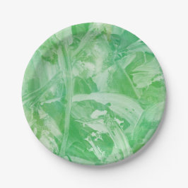 Helder groene textuur  papieren bordje