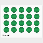 Helder groene verloop achtergrond ronde sticker (Vel)