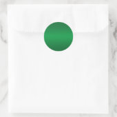 Helder groene verloop achtergrond ronde sticker (Tas)