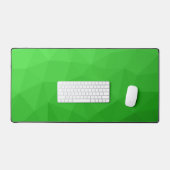 Helder groene verloop geometrisch mesh patroon bureaumat (Keyboard & Muis)