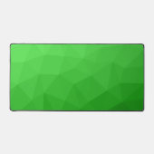 Helder groene verloop geometrisch mesh patroon bureaumat (Voorkant)