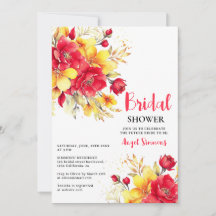 Helder heet rood herfst bloemenschrift vrijgezelle