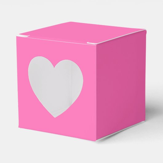 Helder heet roze bedankdoosjes (Voorkant Zijde)