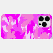 Helder Heet Roze Meisje Camouflage Patroon Duurzaa Case-Mate iPhone Case (Achterkant (horizontaal))