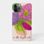 Helder Hibiscus Flower Line Art Case-Mate iPhone Case (Achterkant)