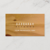 Helder houttextuur ontwerp voor elke professional visitekaartje (Voorkant)