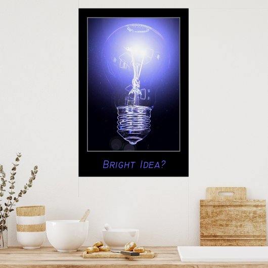 Helder idee? poster (Keuken)