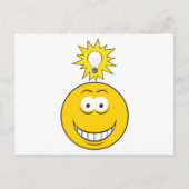 Helder ideeëngezicht briefkaart (Voorkant)