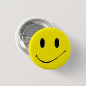 Helder je dag ~ Retro Face Ronde Button 3,2 Cm (Voorkant /achterkant)