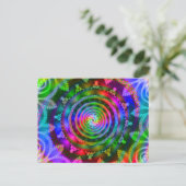 Helder Kaleidoscoop Briefkaart (Staand voorkant)