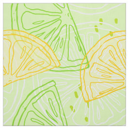 Helder kalkgroen citruscitruscitroenpatroon stof